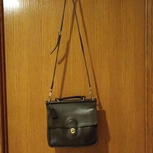 Vintage brown Coach Willis crossbody purse